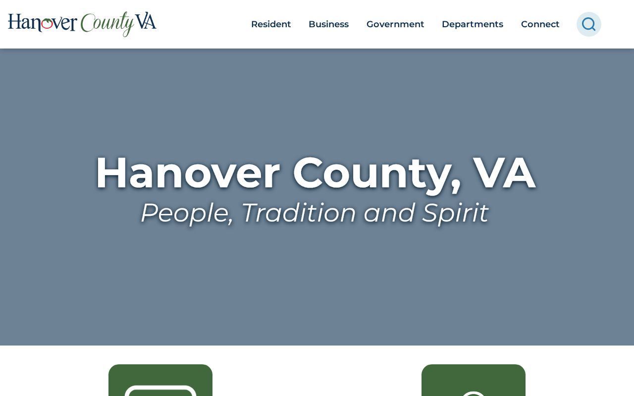 Hanover County criminal history government directory